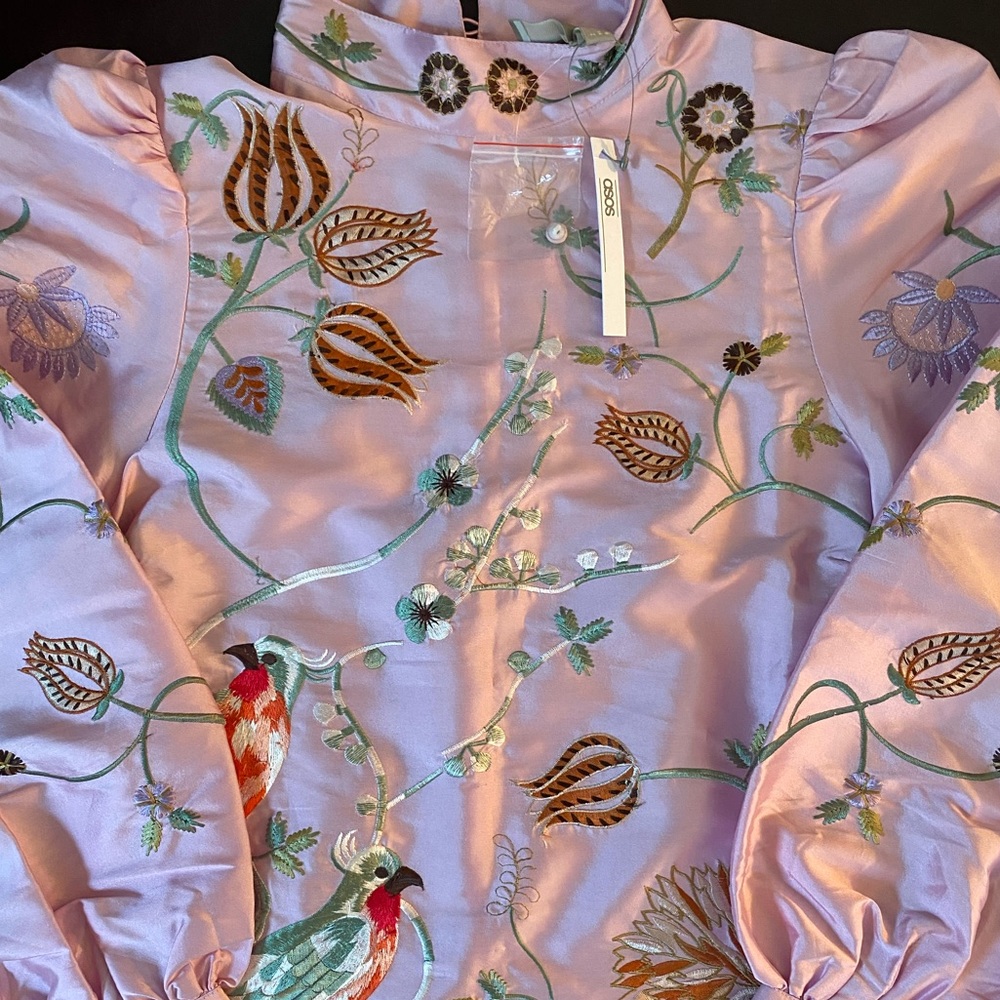 ASOS Premium Embroidered Top - Picture 5 of 7
